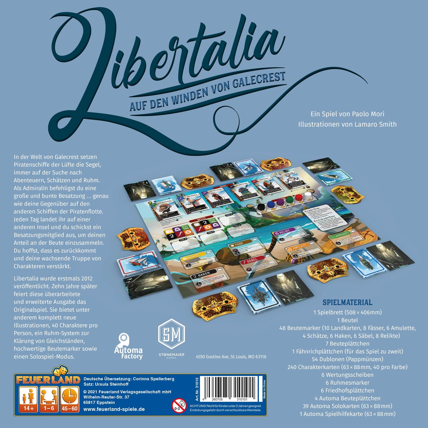 Jeu de société Libertalia : Le Vent de Galecrest