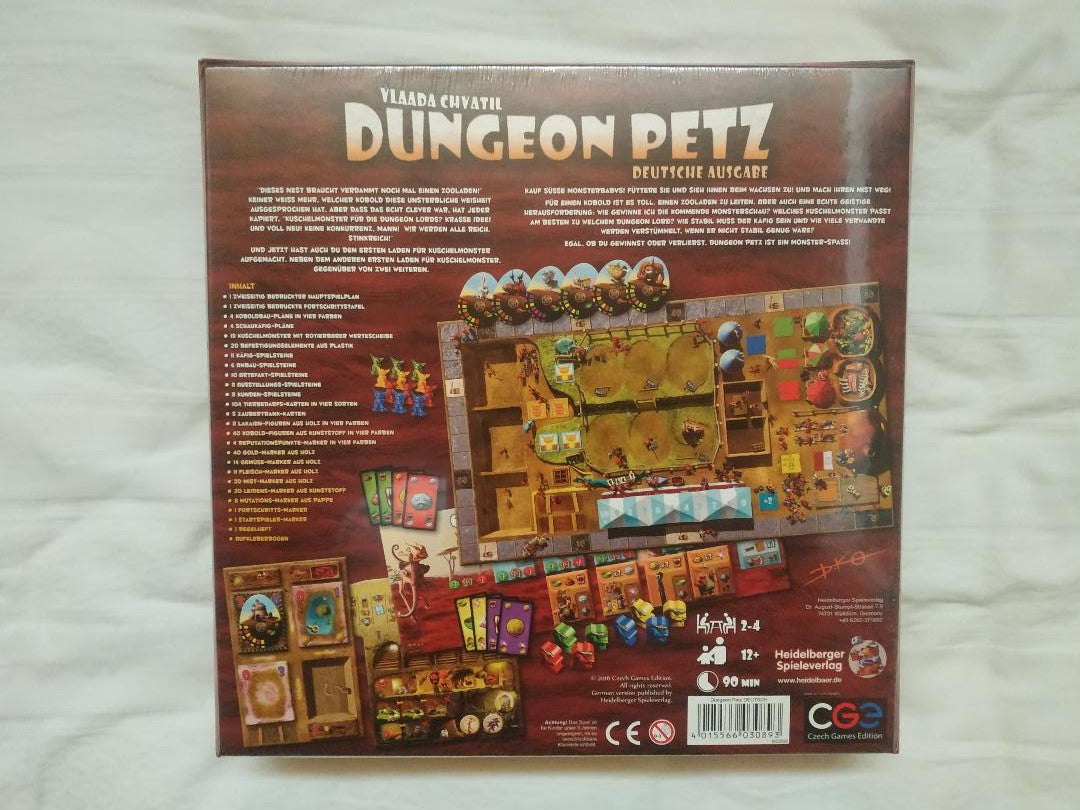 Brettspiel Dungeon Petz (Deutsche Version)