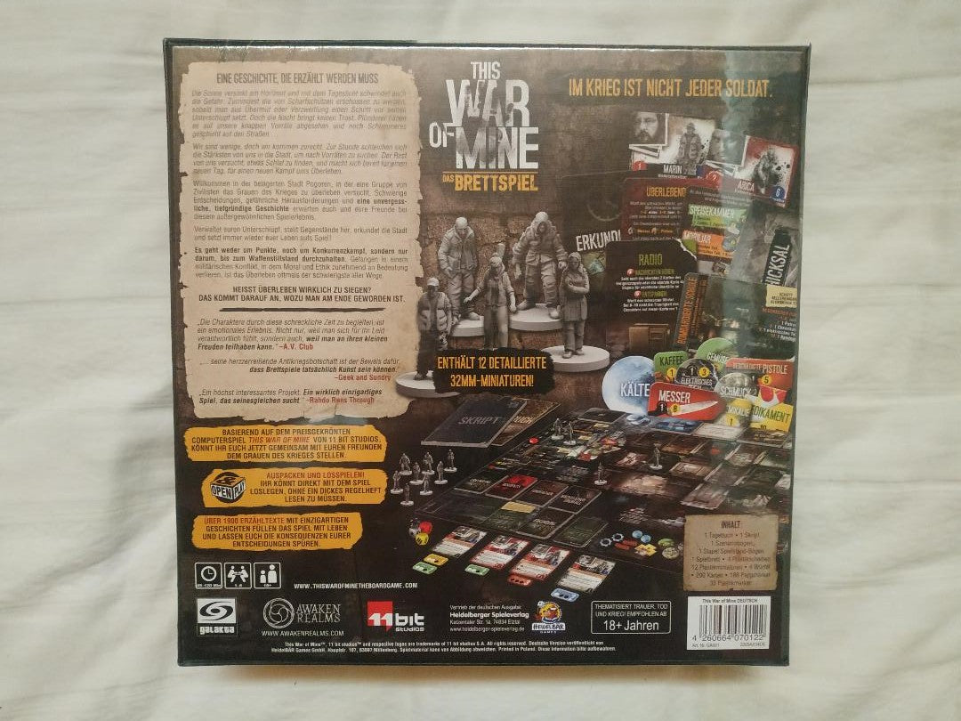 Brettspiel This War of Mine (Deutsche Version)