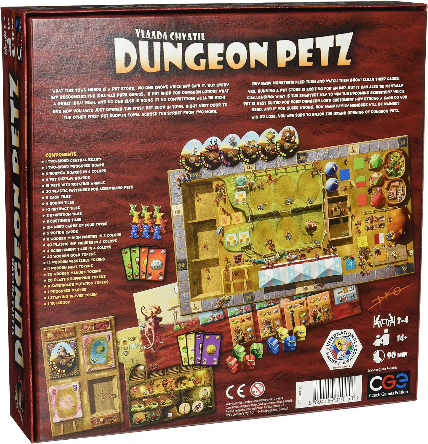Brettspiel Dungeon Petz (Deutsche Version)