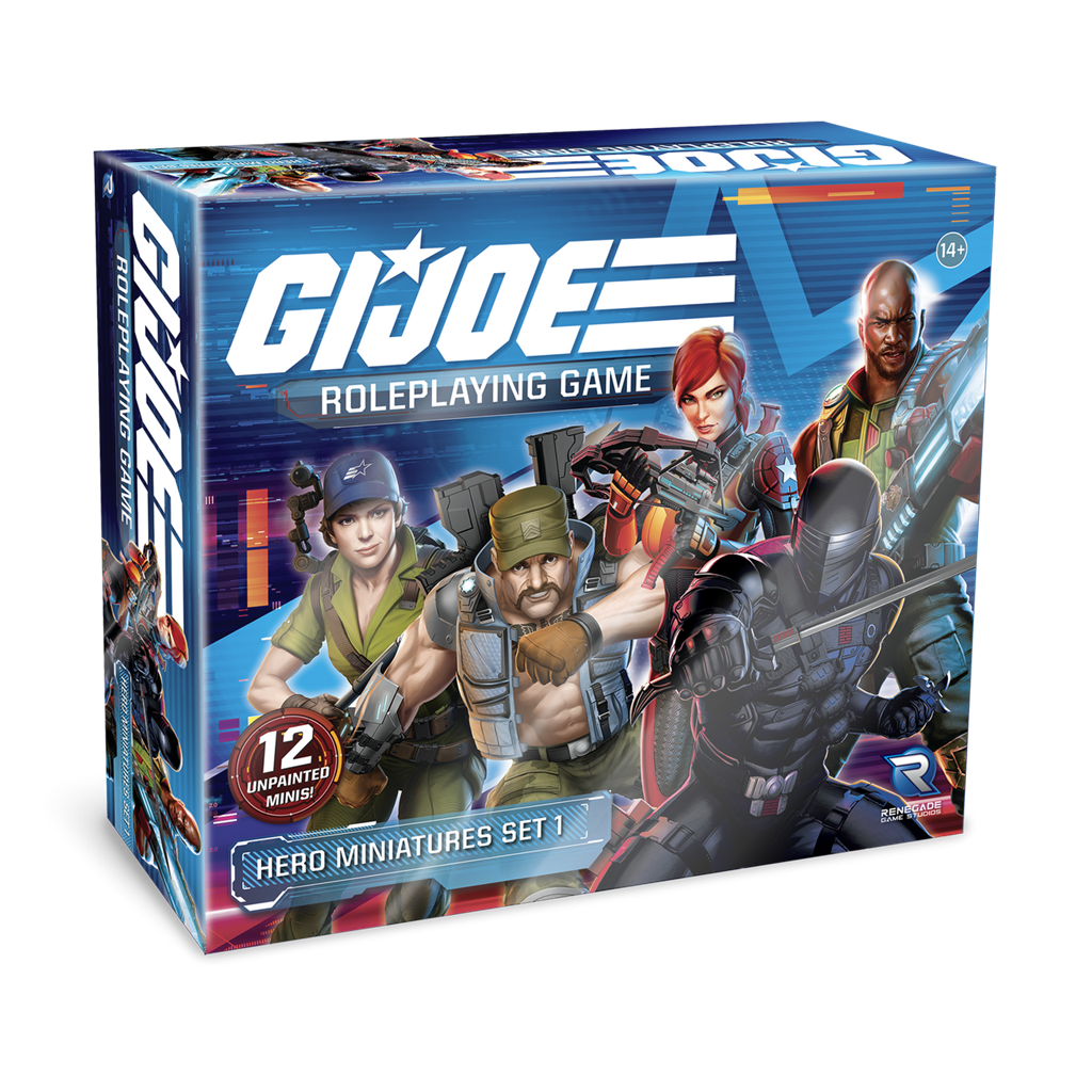 Brettspiel G.I. JOE ROLEPLAYING GAME. HERO MINIATURES SET 1 (Englische Ausgabe)