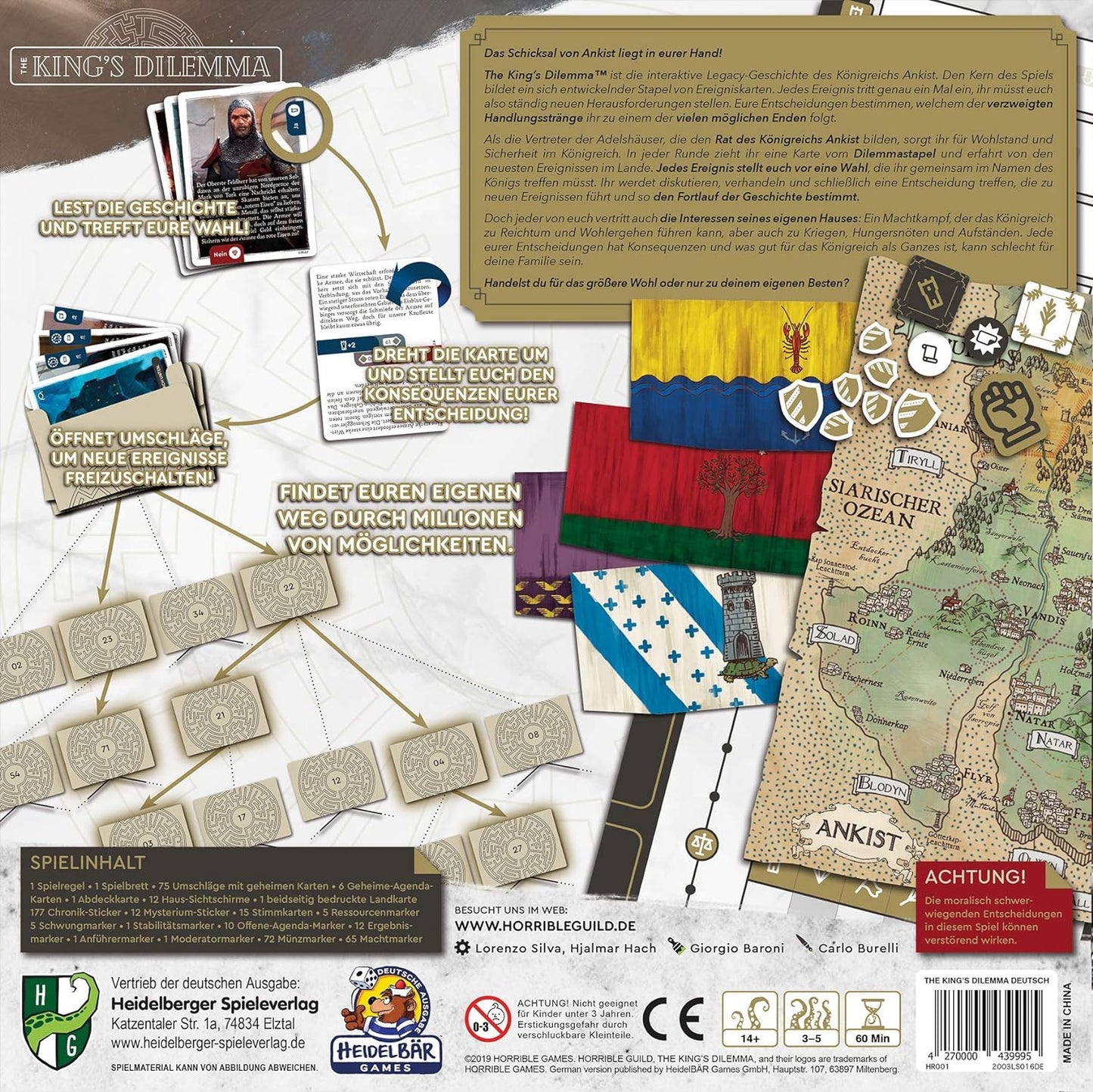 Brettspiel King´s Dilemma (Deutsche Version)