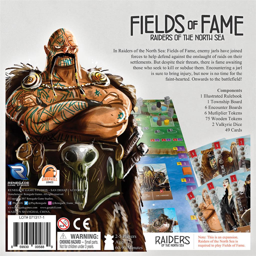 Brettspiel Raiders of the North Sea. Fields of Fame (Englische Ausgabe)