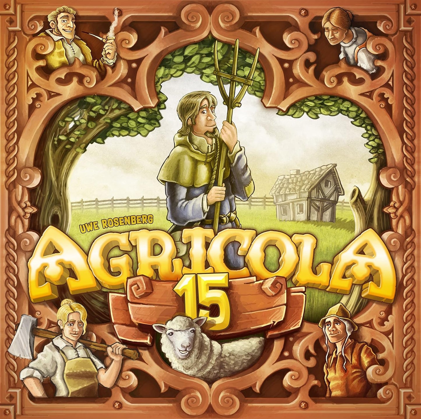 Brettspiel Agricola. 15 Jahre Jubiläumsbox