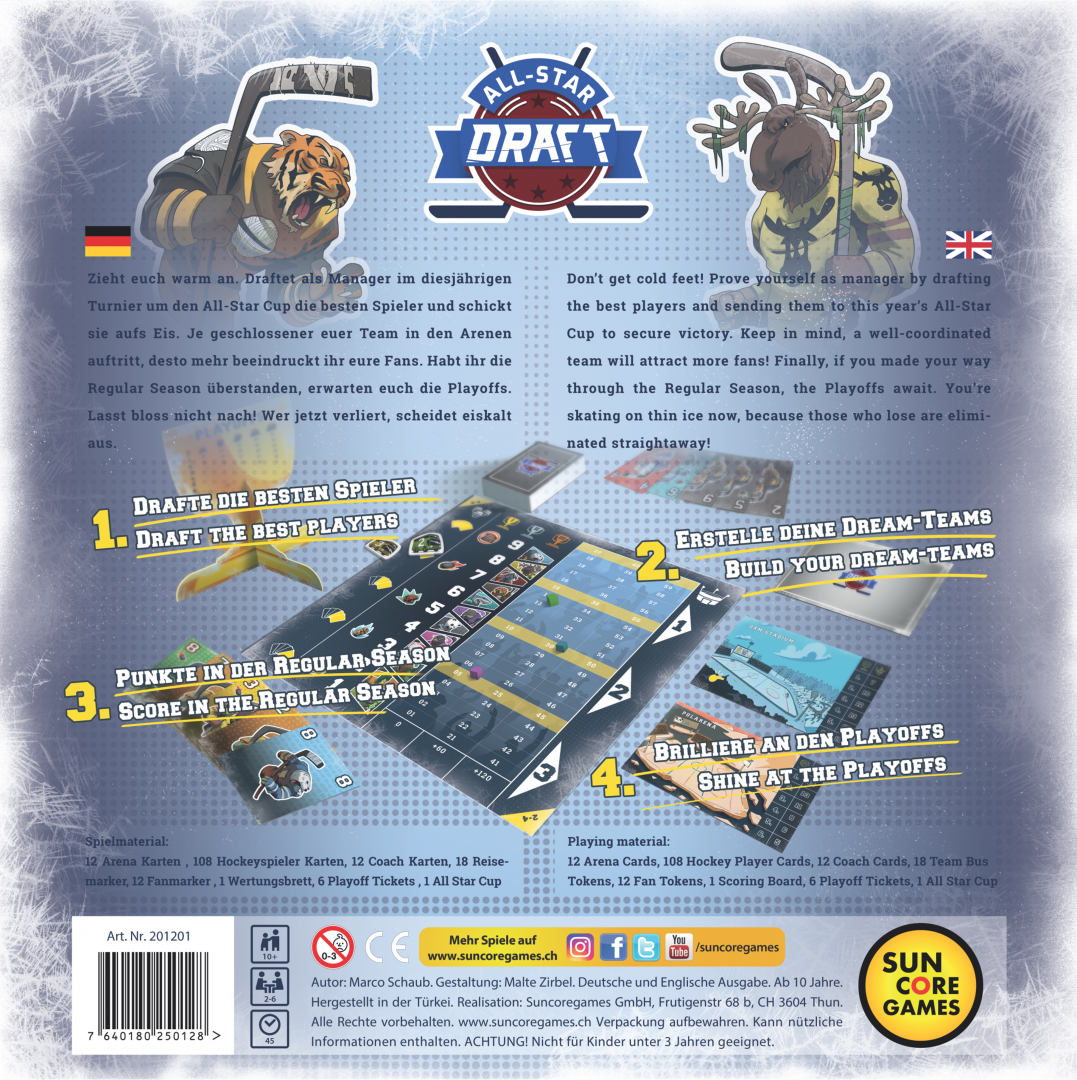 Brettspiel All-Star Draft (Deutsche Version)