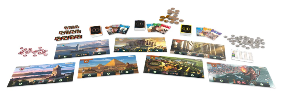 Brettspiel 7 Wonders. Neue Edition (Deutsche Version)
