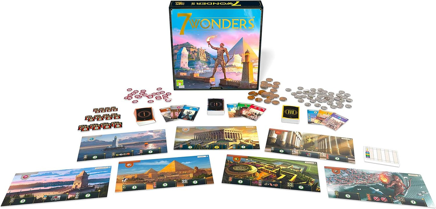 Brettspiel 7 Wonders. Neue Edition (Deutsche Version)