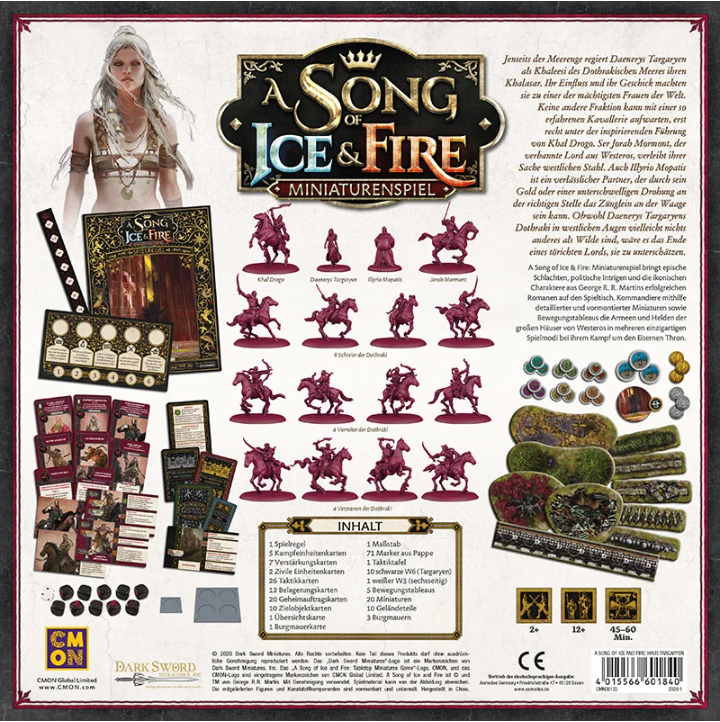 Brettspiel A Song of Ice & Fire. Targaryen Starterset (Deutsche Version)