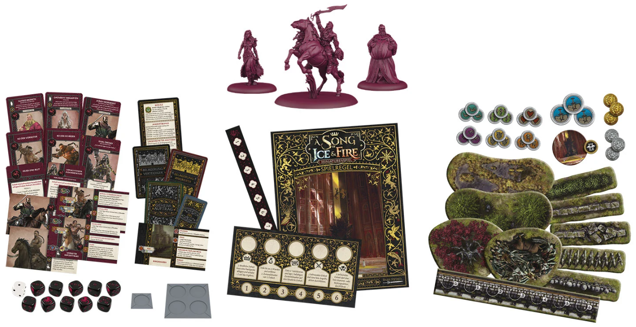 Brettspiel A Song of Ice & Fire. Targaryen Starterset (Deutsche Version)