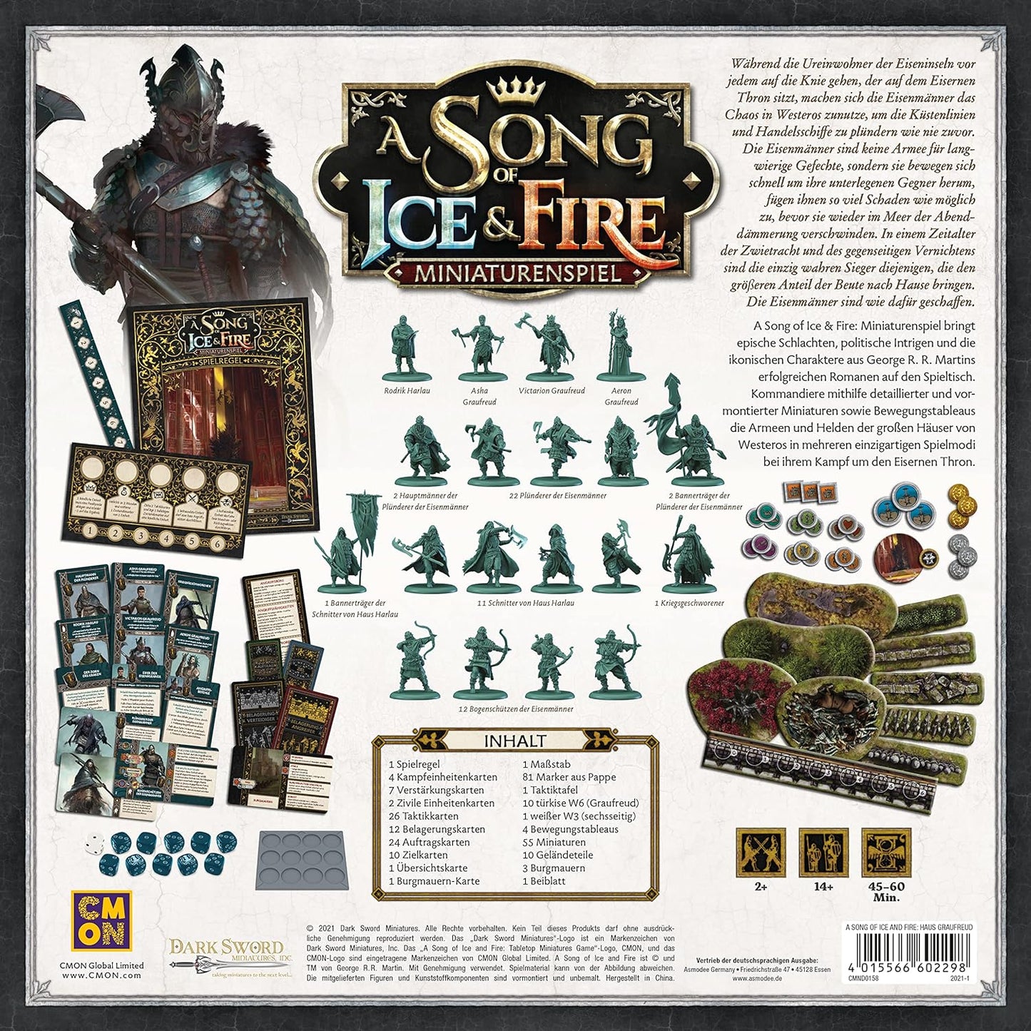 Brettspiel A Song of Ice & Fire. Graufreud Starterset (Deutsche Version)