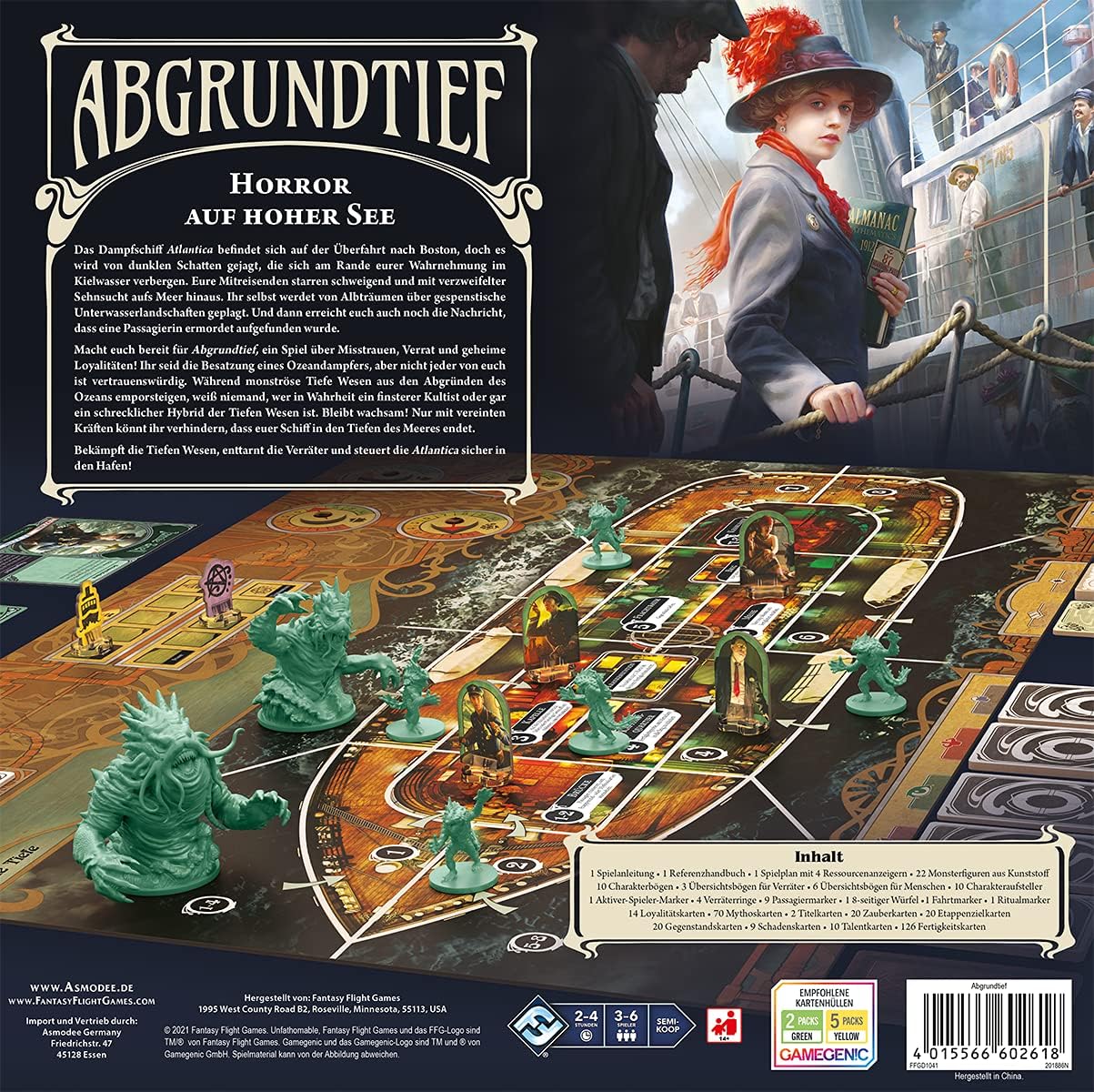 Brettspiel Abgrundtief (Deutsche Version)