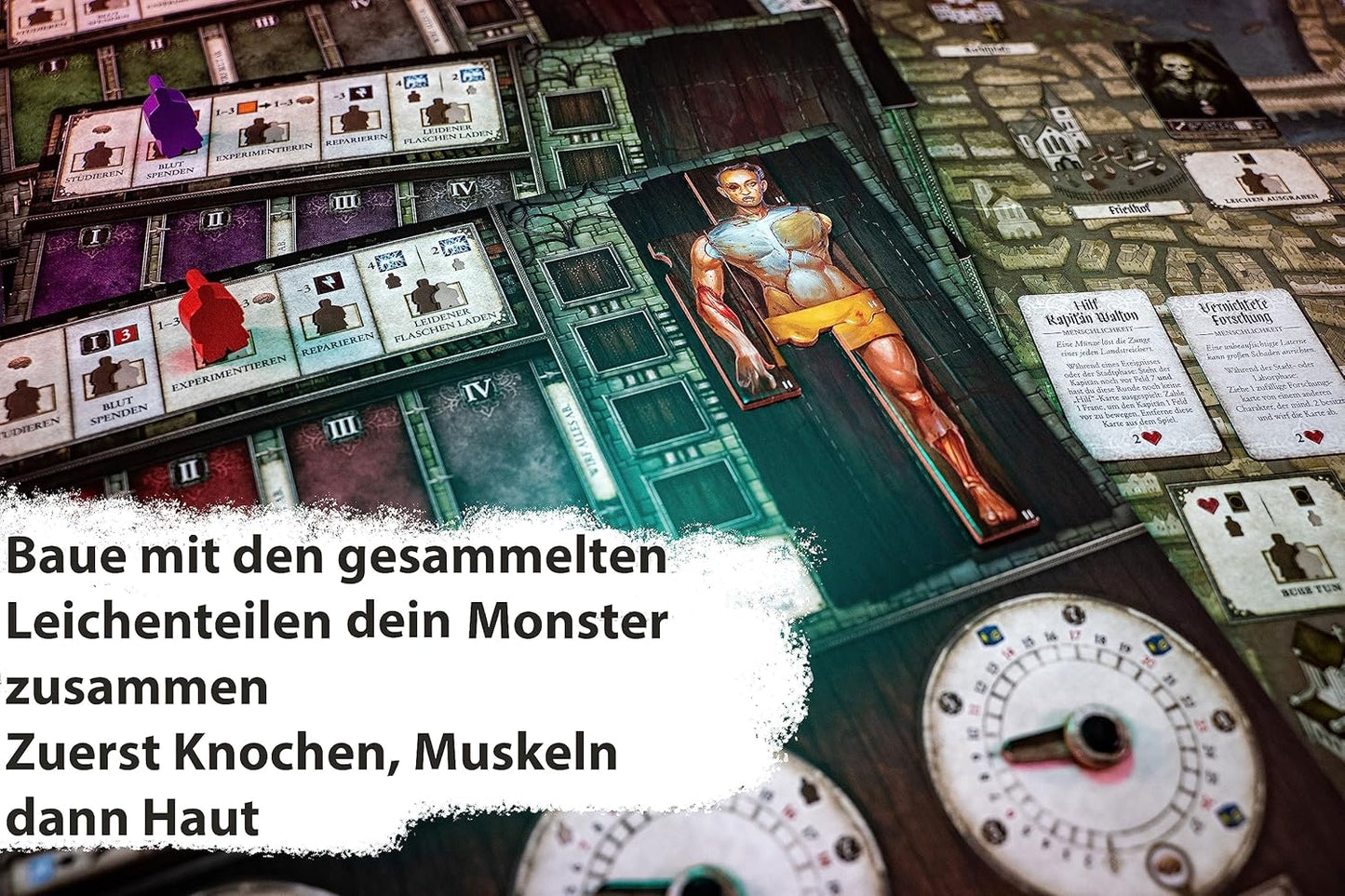 Brettspiel Abomination. Frankensteins Vermächtnis (Deutsche Version)