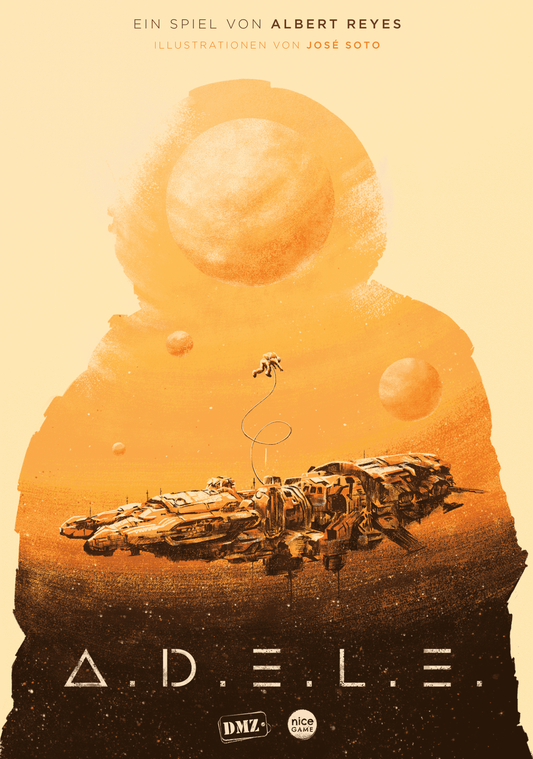 Brettspiel A.D.E.L.E.. Zweite Ausgabe (Deutsche Version)