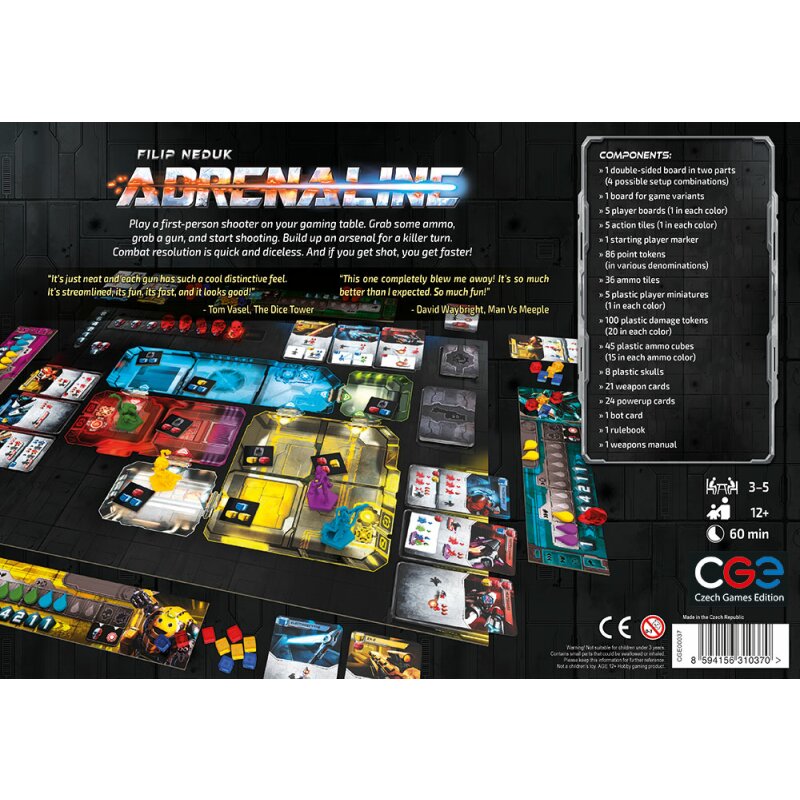 Brettspiel Adrenaline (Englische Version)