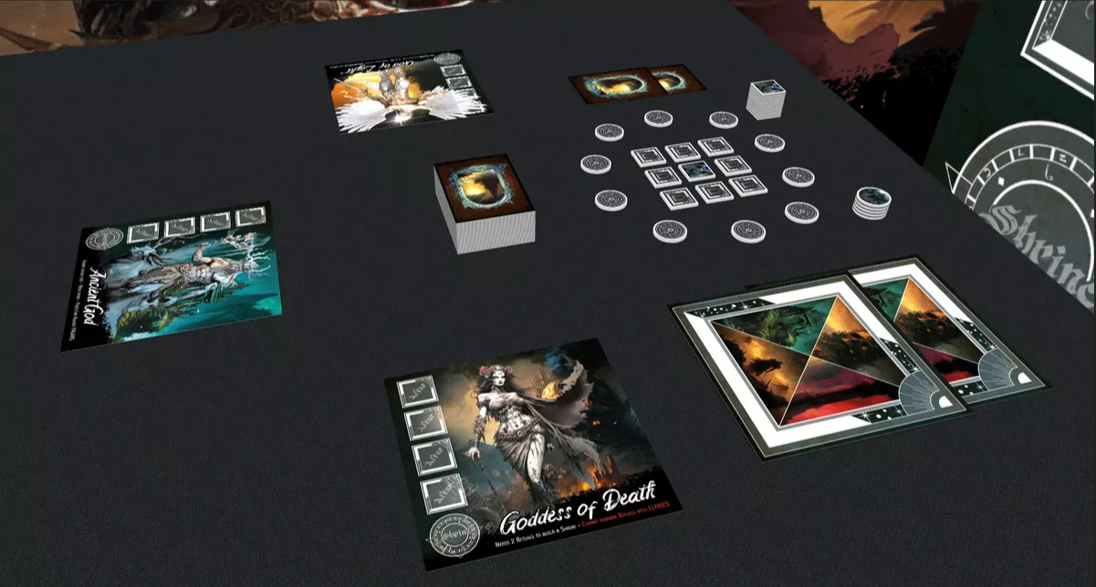 Brettspiel Altar. Realms of the Gods (Englische Version)