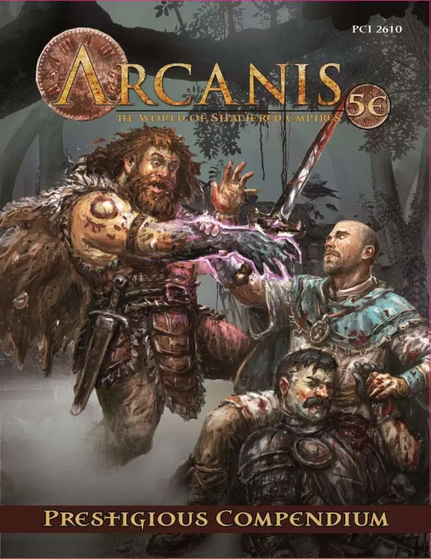 Arcanis 5E. Prestigious Compendium