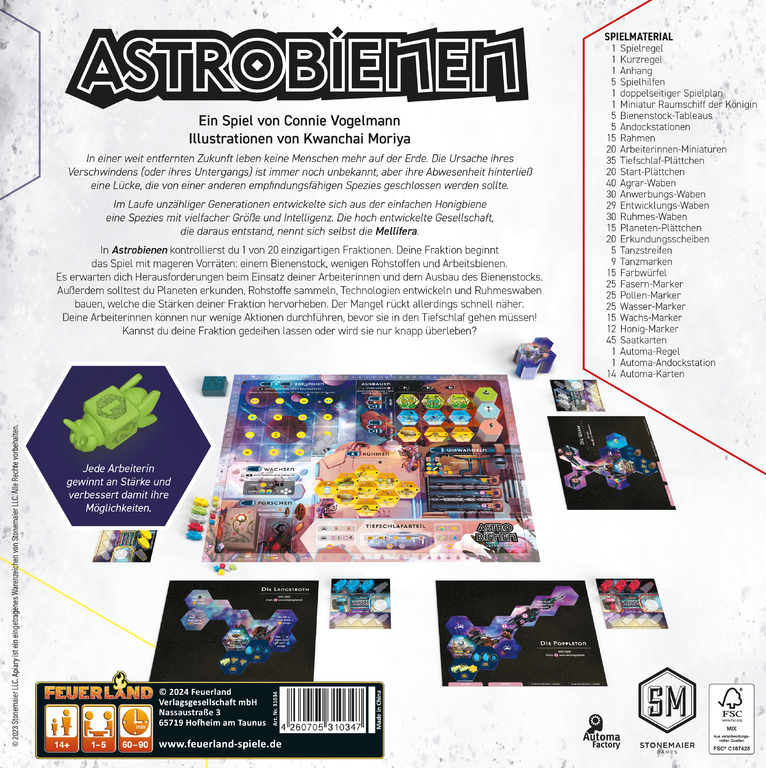 Brettspiel Astrobienen (Deutsche Version)