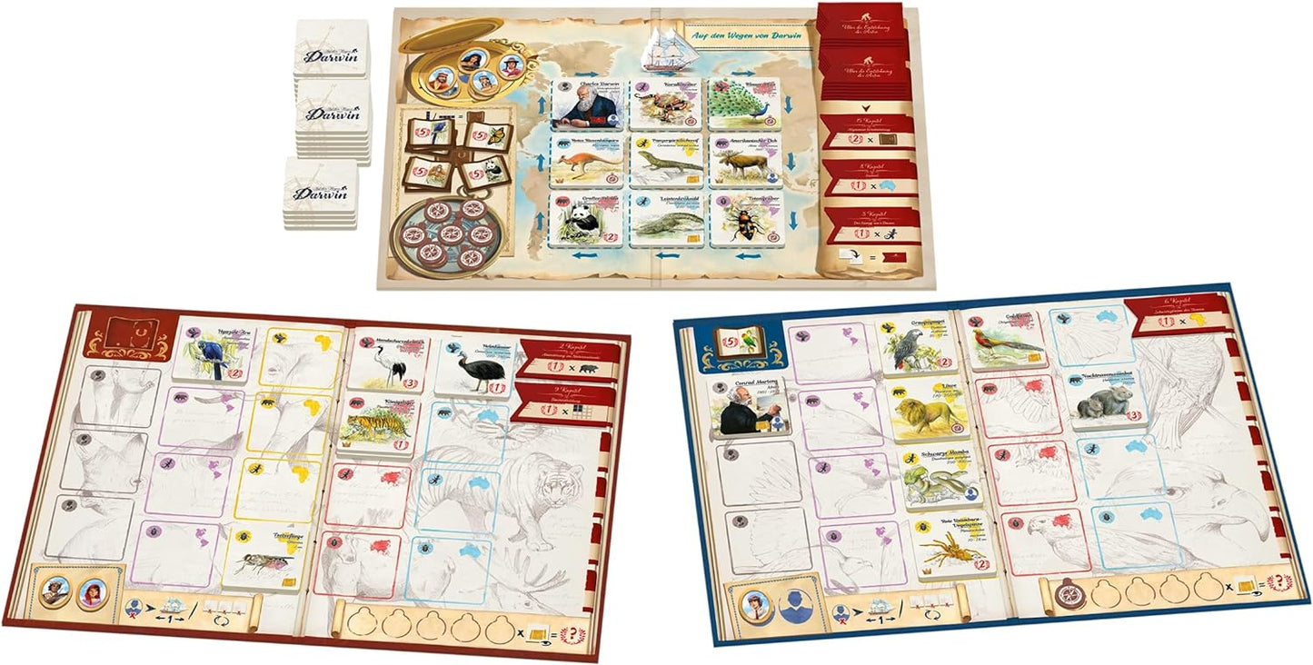 Brettspiel Auf den Wegen von Darwin (Deutsche Version)