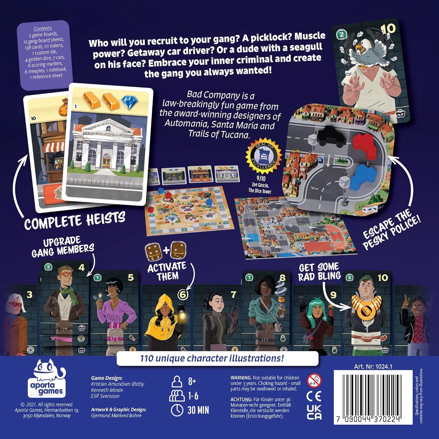 Brettspiel Bad Company (Englische, Französische Version)