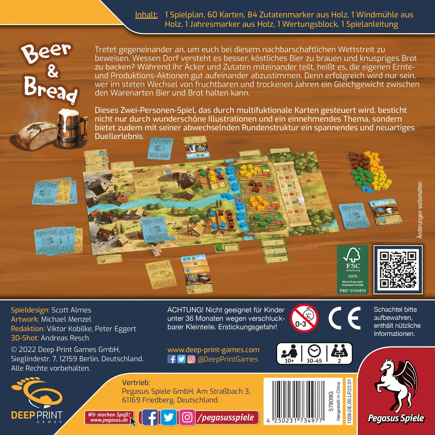 Brettspiel Beer and Bread (Deutsche Version)