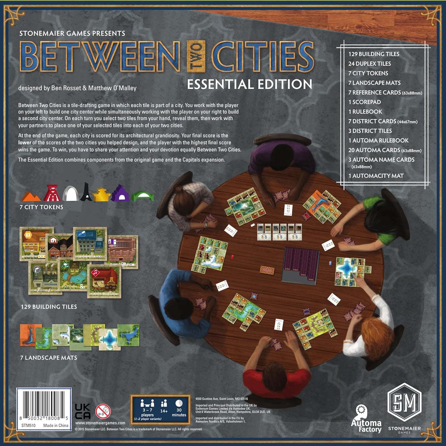 Brettspiel Between Two Cities. Essential Edition (Englische Version)