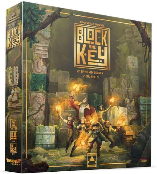 Brettspiel Block and Key (Deutsche, Englische, Franzözische Versionen)