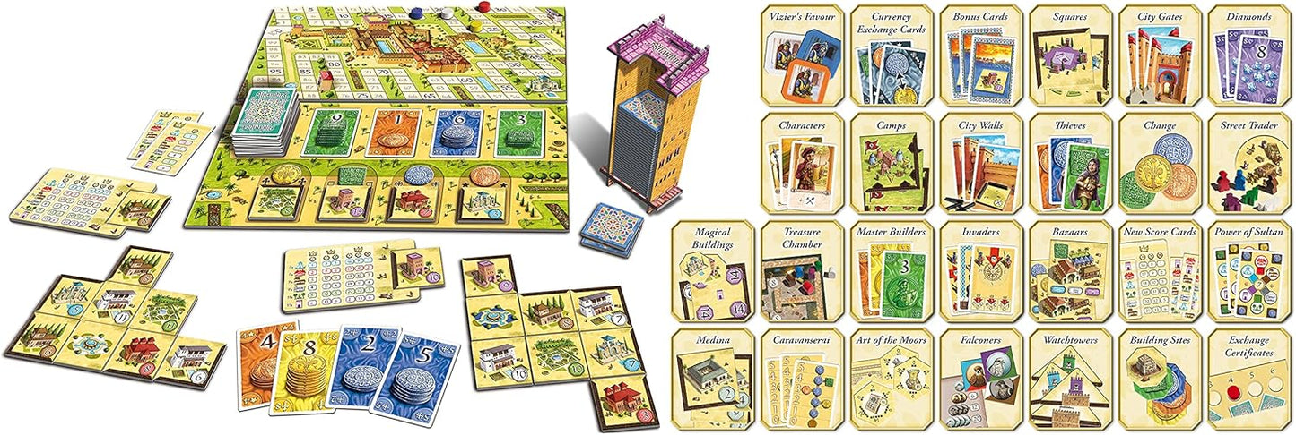 Brettspiel Alhambra. Second Edition. Big Box (Deutsche, Englische Version)