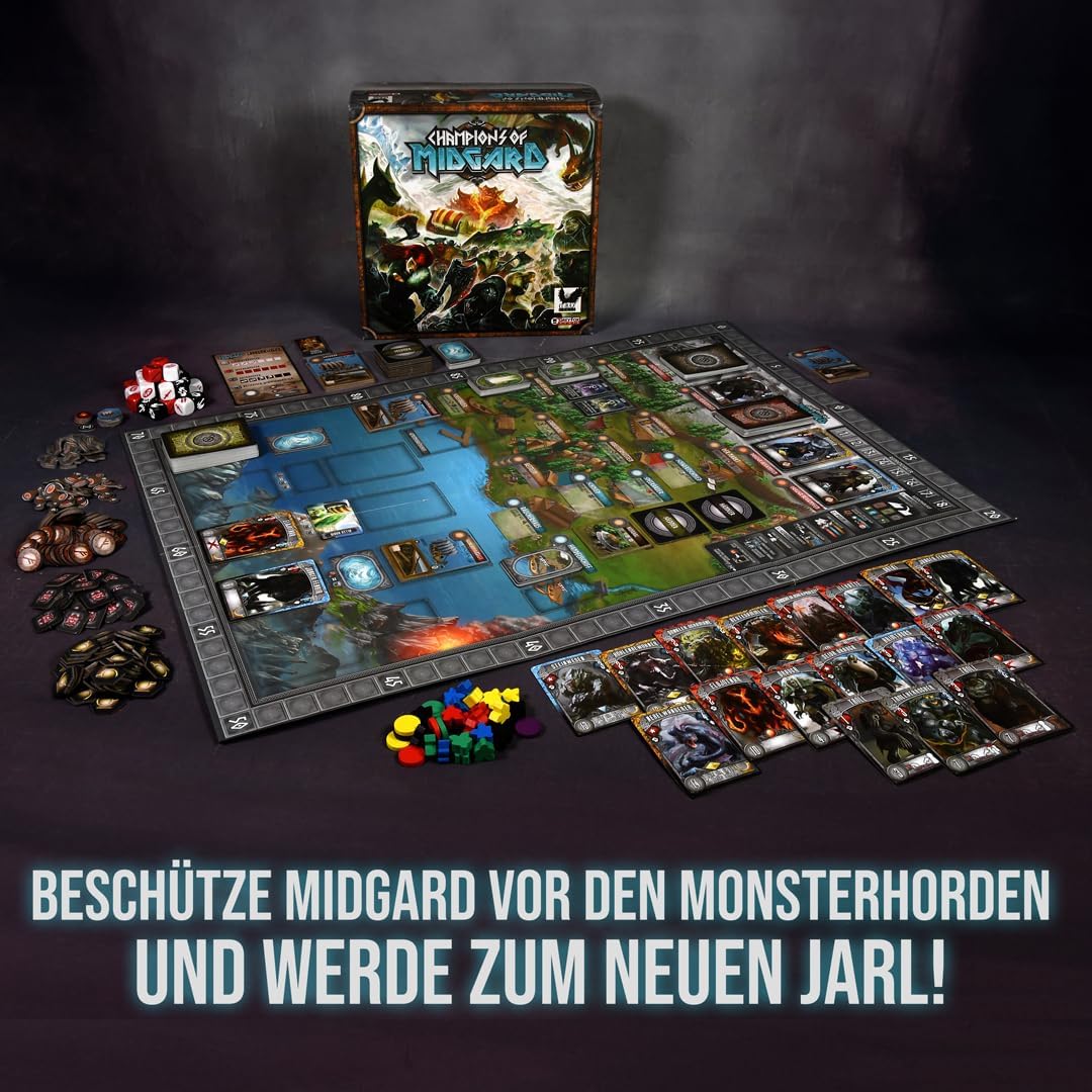 Brettspiel Champions of Midgard (Deutsche Version)