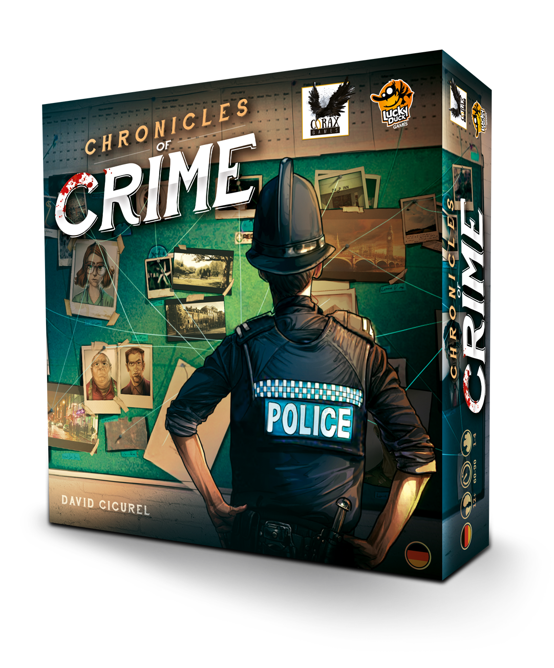 Brettspiel Chronicles of Crime (Deutsche Version)