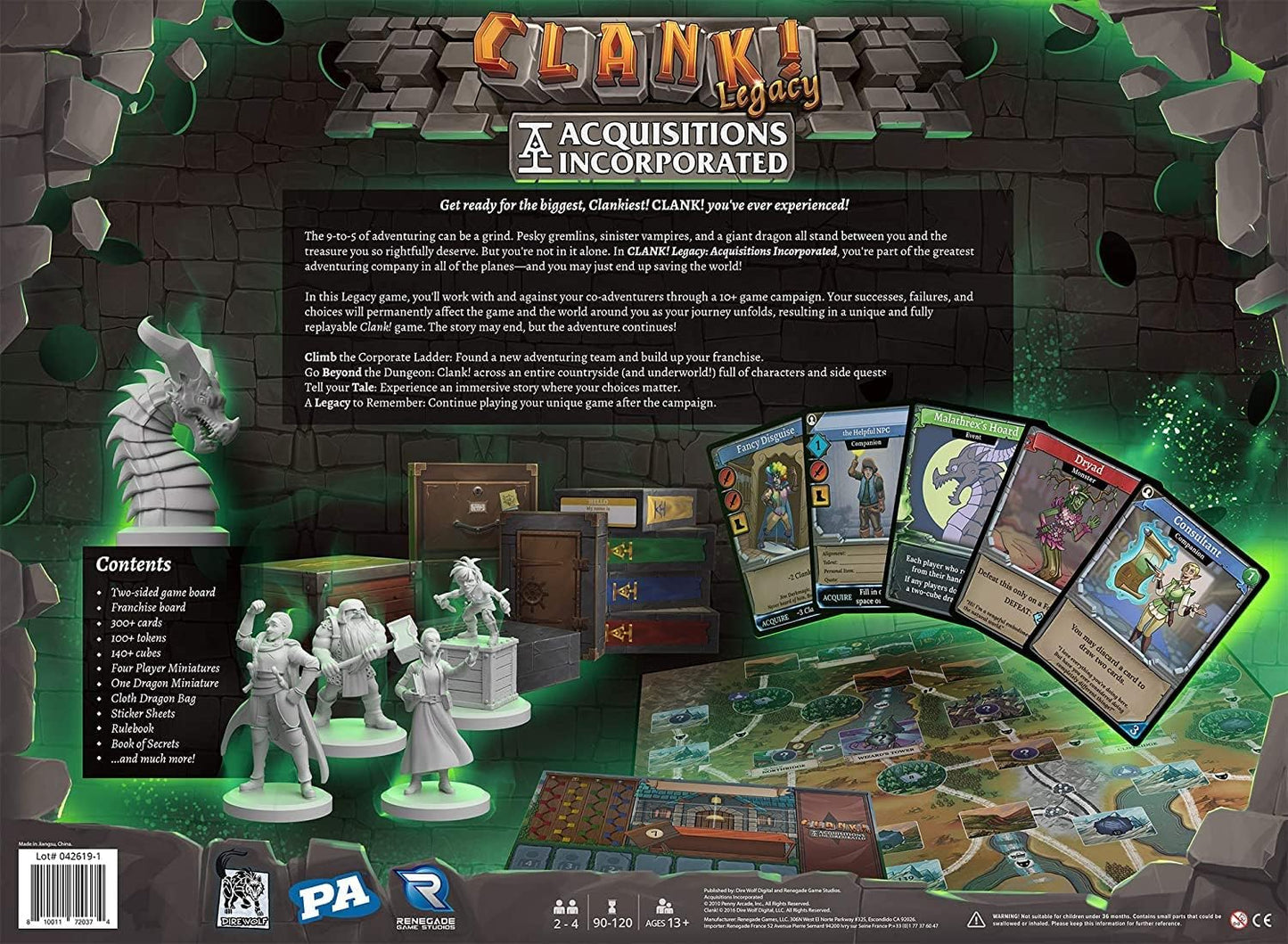 Jeu de société Clank! Legacy. Acquisitions Incorporated (Version anglaise)