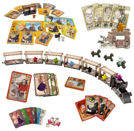 Brettspiel Colt Express. Big Box (Deutsche Version)