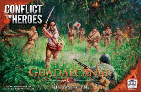 Brettspiel Conflict of Heroes. Guadalcanal Pacific 1942 (Englische Version)