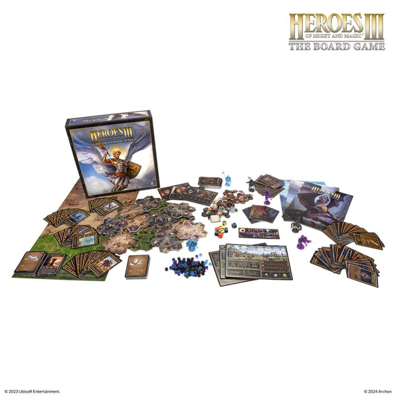 Das Brettspiel Heroes of Might and Magic 3 (Deutsche Version)