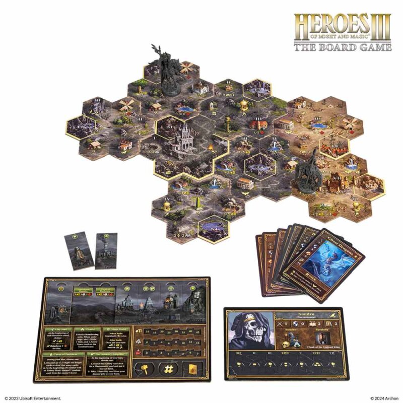 Das Brettspiel Heroes of Might and Magic 3 (Deutsche Version)
