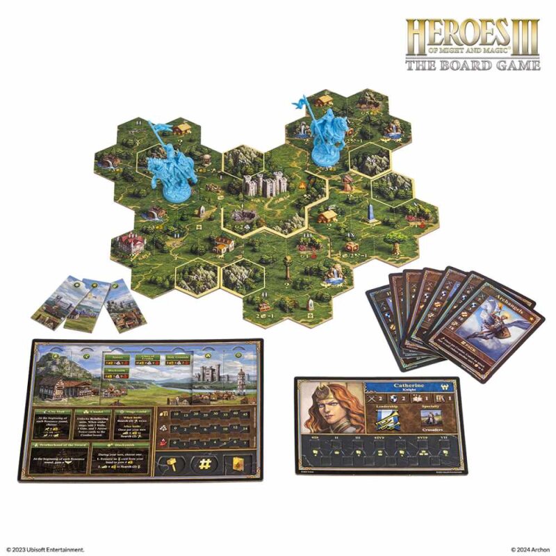 Das Brettspiel Heroes of Might and Magic 3 (Deutsche Version)