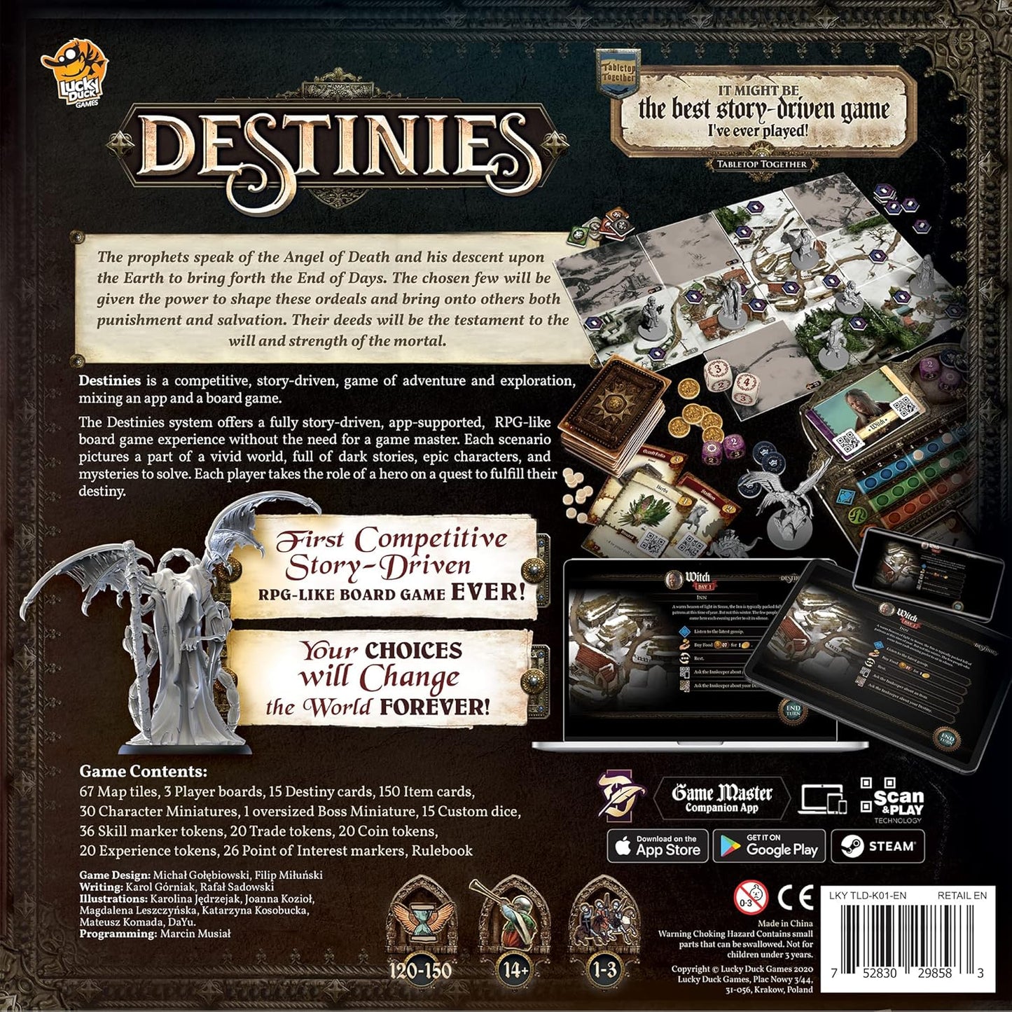 Brettspiel Destinies (Englische Version)