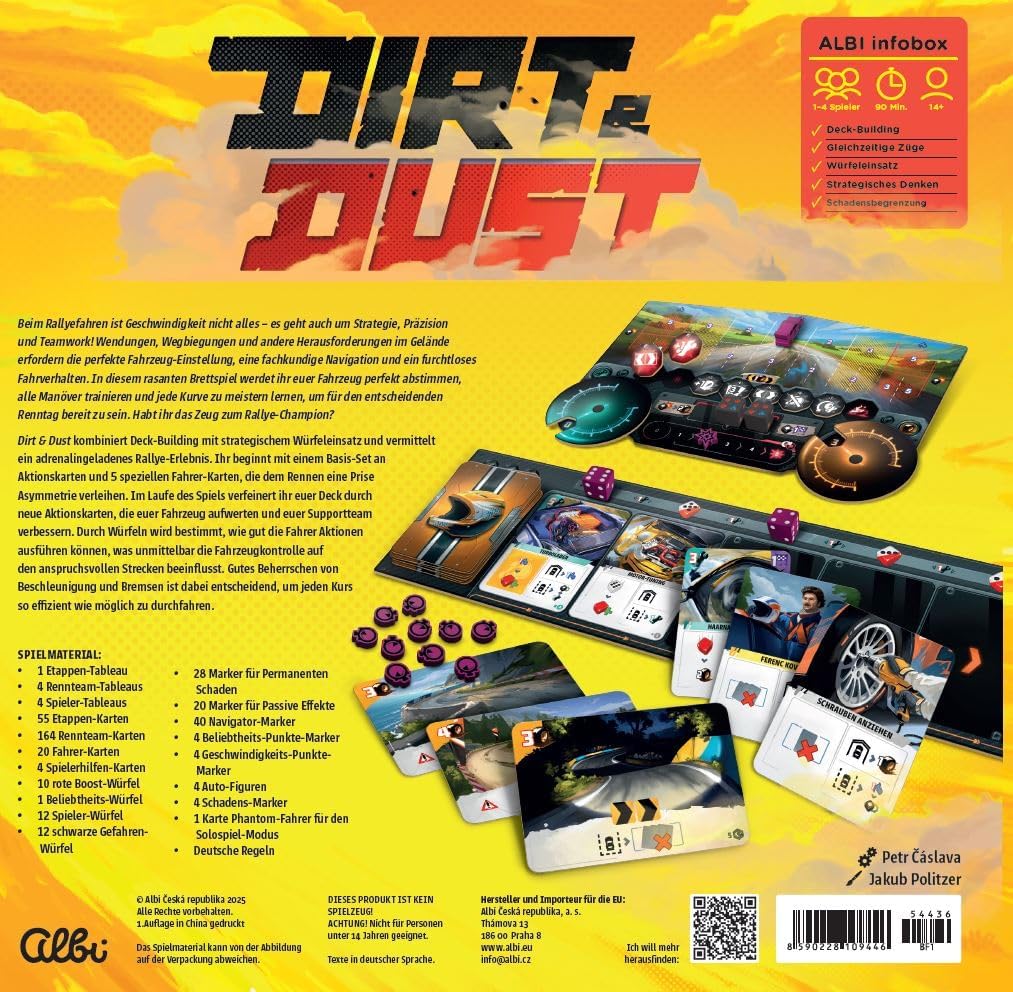 Brettspiel Dirt & Dust (Deutsche Edition)