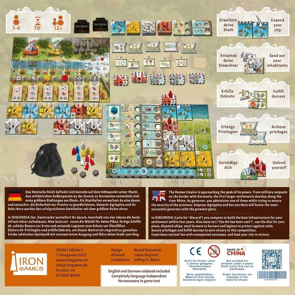 Brettspiel Discordia (Deutsche Version)
