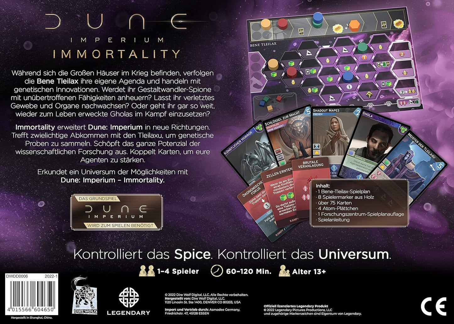 Extension Dune: Imperium. Immortality (version anglaise)