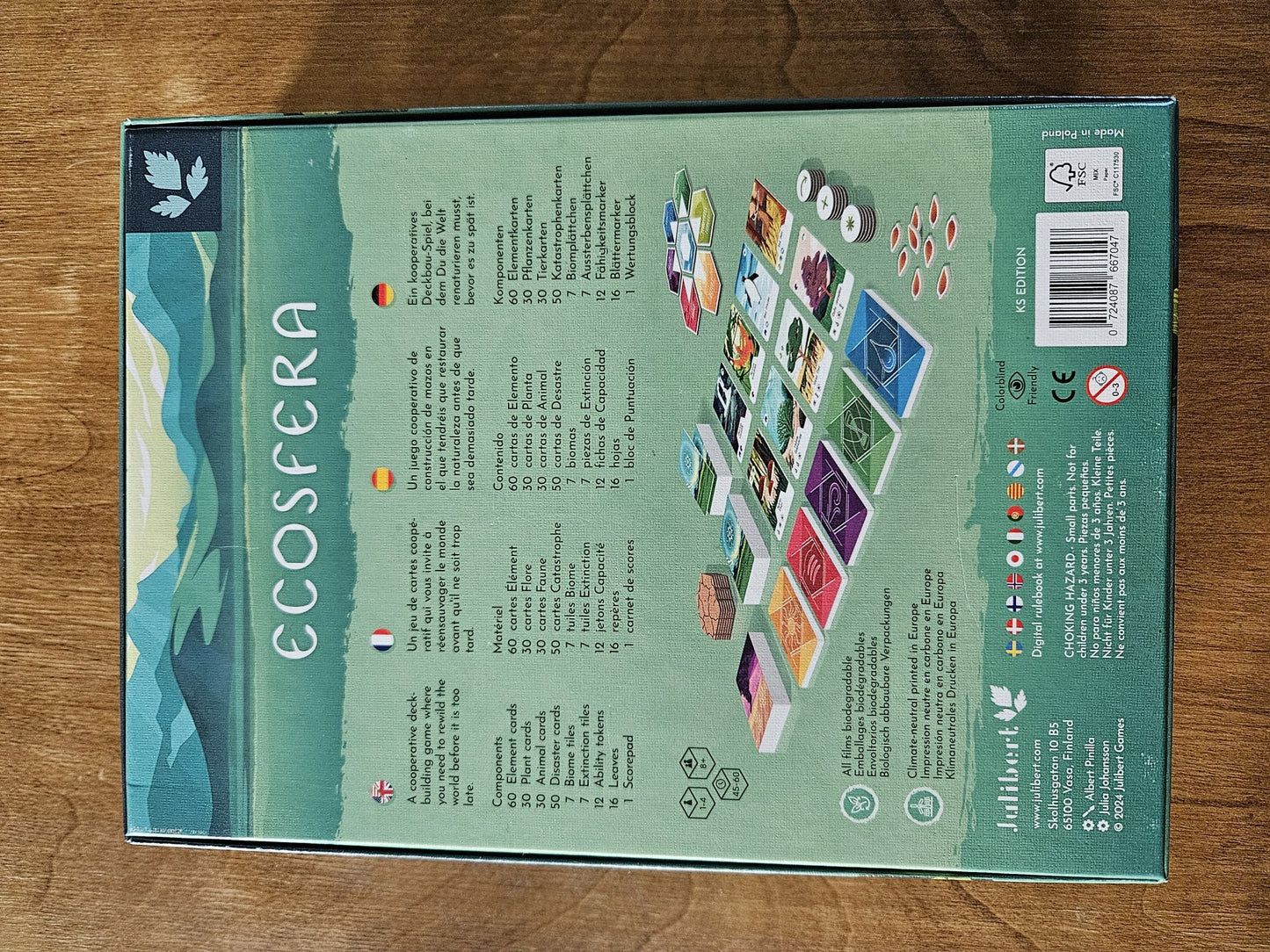 Brettspiel Ecosfera (Deutsche Version)