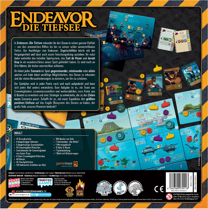 Brettspiel Endeavor. Die Tiefsee (Deutsche Version)