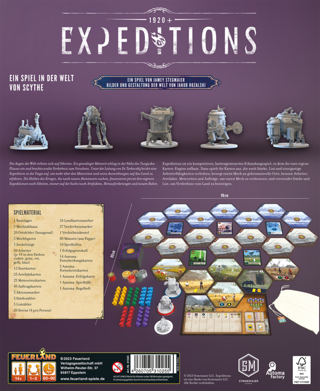 Brettspiel Expeditions (Deutsche Version)