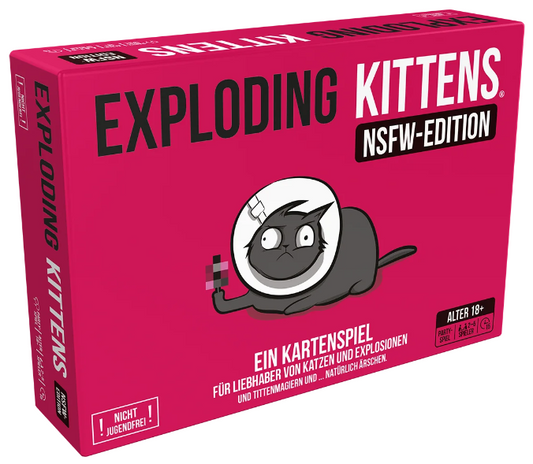 Kartenspiel Exploding Kittens. NSFW Edition (Deutsche Version)