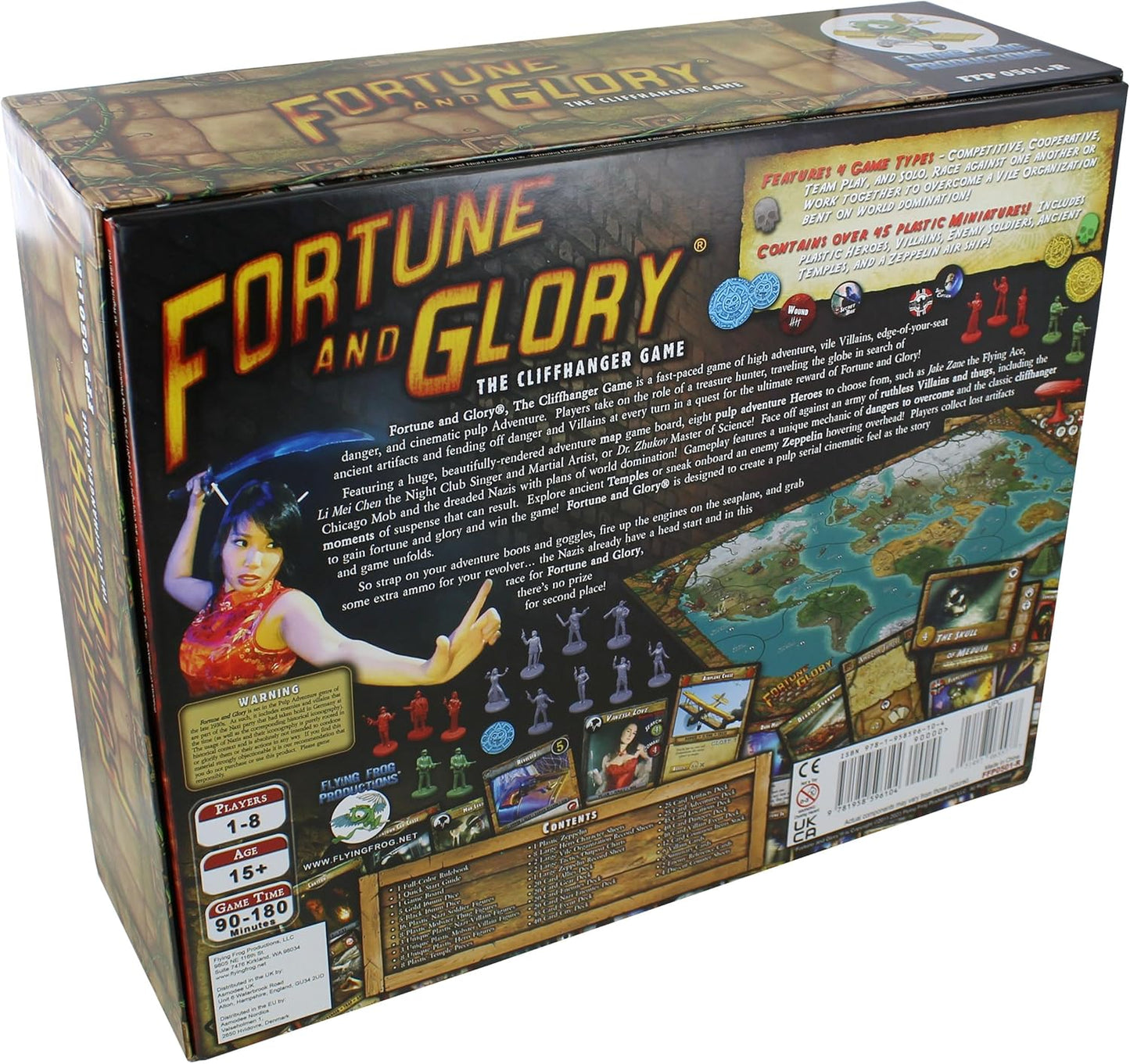 Brettspiel Fortune and Glory. Revised Edition (Englische Version)