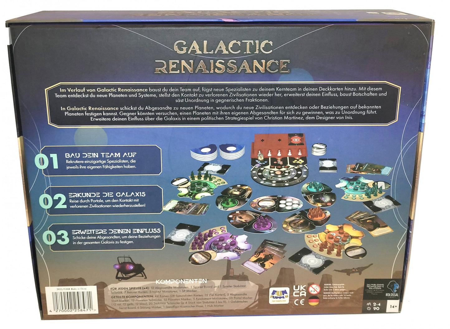 Brettspiel Galactic Renaissance (Englische Version)