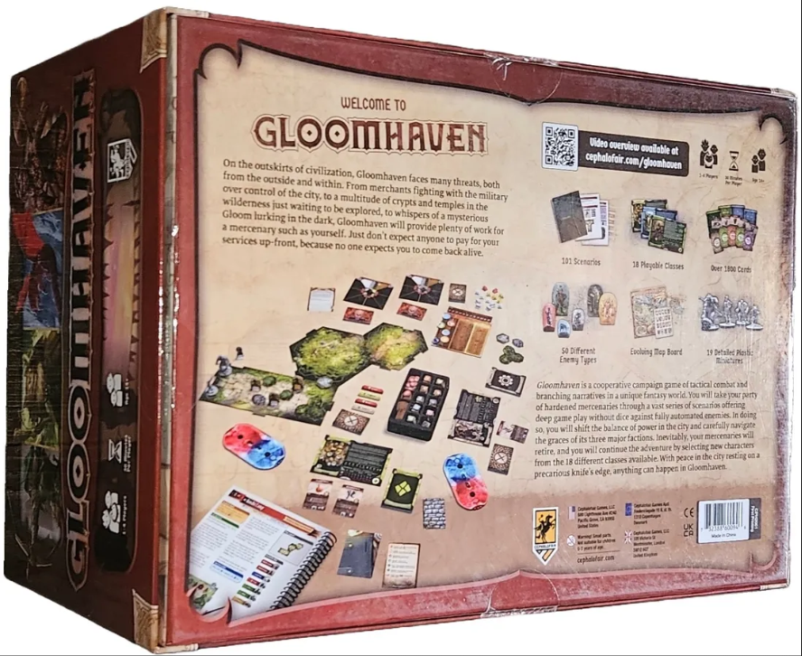 Brettspiel Gloomhaven. Second Edition (Englische Version)