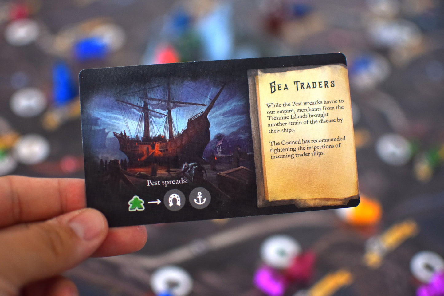 Brettspiel Pest (Englische Version)