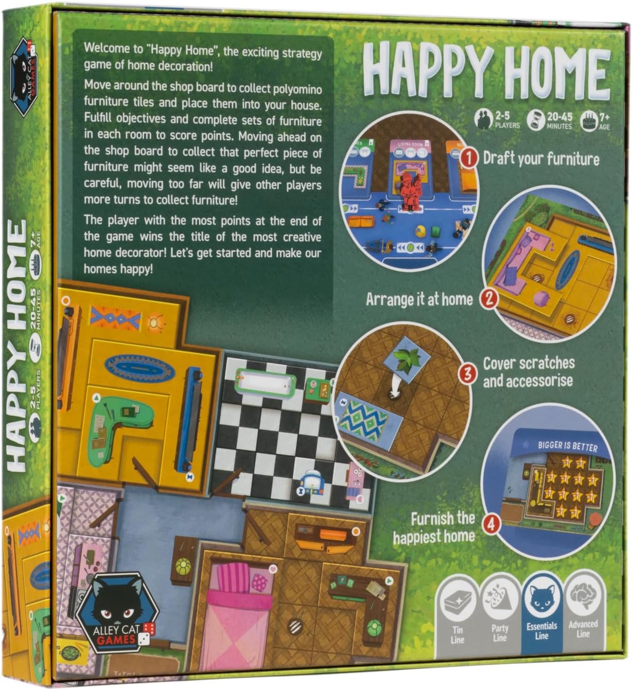 Brettspiel Happy Home (Englische Version)