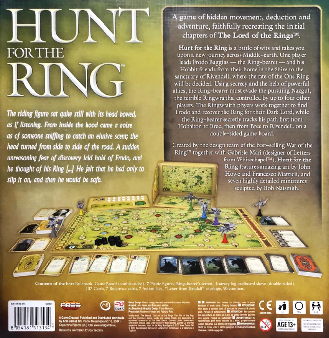 Brettspiel Hunt for the Ring (Englische Version)