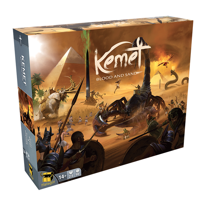 Brettspiel Kemet. Blood And Sand (Englische, Französische Version)
